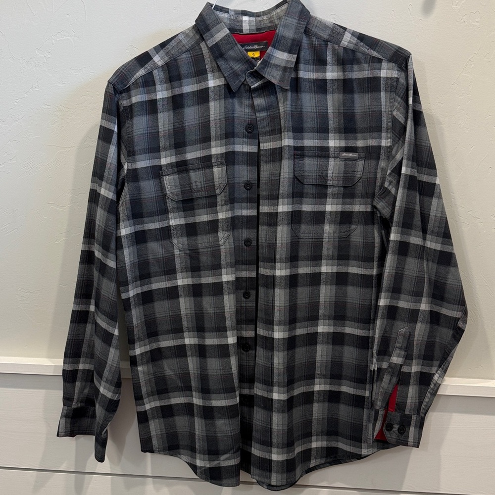 Eddie Bauer Plaid Long Sleeve Shirt